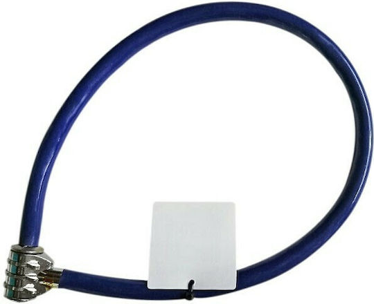 Master Lock 8631 Combination Bicycle Cable Lock with Combination Blue