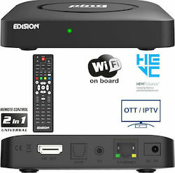 Edision TV Box Ping Full HD με WiFi USB 2.0 1GB RAM με Λειτουργικό Linux