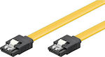 Powertech 7-Pin SATA III to 7-Pin SATA III Cable 50cm Yellow (CAB-W024)