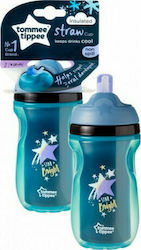 Tommee Tippee Plastic Sippy Cup Explora Insulated Straw Cup Star Bright 36m+ 260ml Blue -44713077