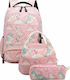 Seablue Unicorn School Bag Backpack Elementary, Elementary in Pink color