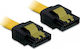 DeLock 7-Pin SATA III - 7-Pin SATA III Cable 0.7m Κίτρινο (82481)