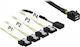 DeLock Mini SAS - 4x 7-Pin SATA III Cable 0.5m (83320)