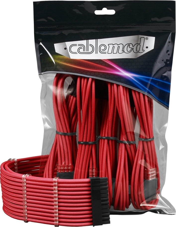 Cablemod PSU Cable Extension Cable Kit Κόκκινο (CMPCABBKITNKR3PCR