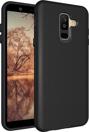 Eiger North Back Cover Plastic Negru (Galaxy A6+ 2018)