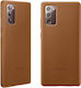 Samsung Leather Cover Leather Back Cover Brown ...