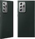 Samsung Leather Cover Coperta din spate Piele Verde (Galaxy Note 20 Ultra)