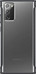 Samsung Clear Protective Cover Coperta din spate Silicon Negru (Galaxy Note 20) EF-GN980CBEGEU