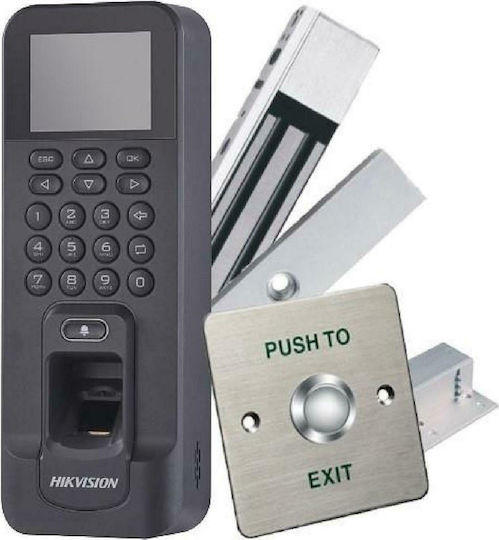 Hikvision DS-KAS261/AAC Ηλεκτρονική Κλειδαριά σε Μαύρο Χρώμα