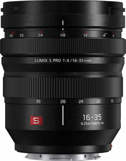 Panasonic Cadru complet Obiectiv Foto Lumix S PRO 16-35mm f/4 Unghi larg / Zoom cu unghi larg pentru Montura Leica L Black