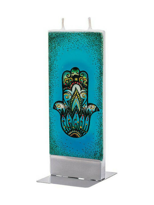 Flatyz Scented Candle Hamsa Hand Multicolour 2.4x5.9cm 1pcs