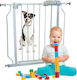 Home & Camp Foldable Security Door Simple Placement made of Metal in White Color 76x80cm 1pcs