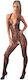 Mandy Mystery Sexy Bodystocking Mesh With Open Crotch Black