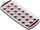 Nava Terrestrial Ice Cube Mold Round Plastic 21 Slots Red 10-202-042