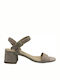 S.Piero Suede Women's Sandals Beige