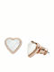 Skagen Katrine Earrings made of Steel Gold Plated with Stones & Pearls
