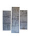 Balsan 1000 Σετ Shaggy Χαλιά Κρεβατοκάμαρας Star Light Grey 3τμχ