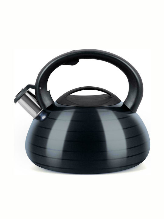 Promis Augusto Kettle Stainless Steel in Black Color 3000ml 1pcs