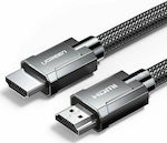 Ugreen HDMI 2.1 Плетена Кабел HDMI мъжки - HDMI мъжки 1м Черно