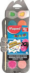 Maped Color'Peps Комплект Акварели Пъстри с Четка 12бр 232860
