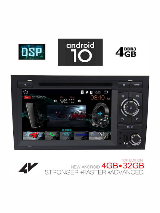 Digital IQ IQ-AN X750 Ηχοσύστημα Αυτοκινήτου για Audi A4 (Bluetooth/USB/WiFi/GPS) με Οθόνη Αφής 7"