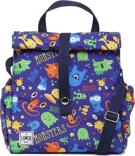 The Lunch Bags Original Junior 81330 Σχολικό Ισοθερμικό Τσαντάκι Φαγητού Χειρός 5lt Μπλε 16x21x24εκ.