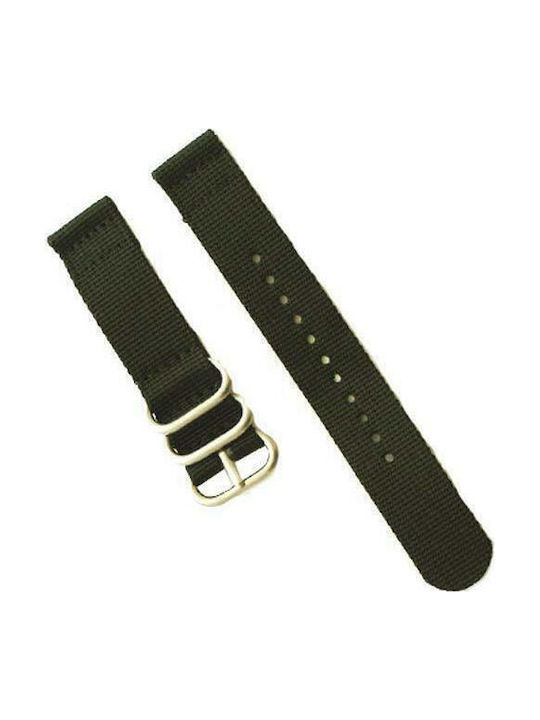 Diloy Straps Fabric Strap Nato Khaki 20mm