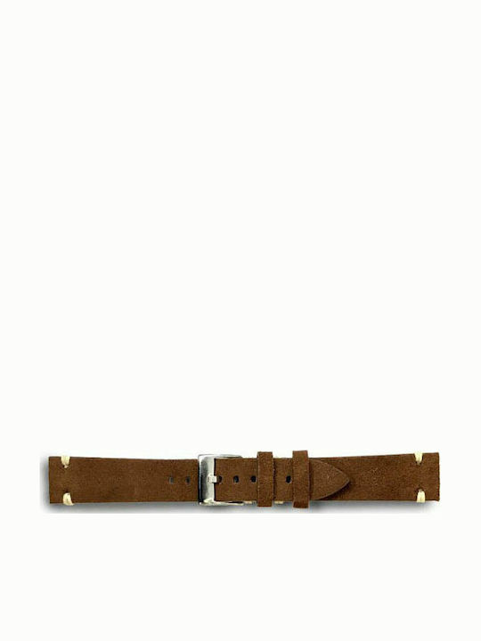 Diloy Straps Curea din piele Maro 18mm