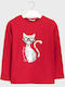 Mayoral Kids Blouse Long Sleeve Red