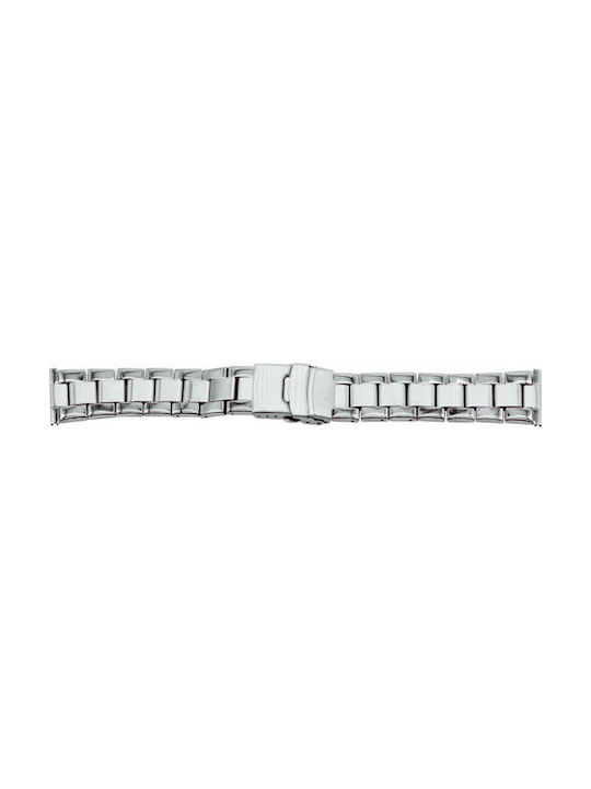 Tzevelion Metallic-Armband Silber 20mm