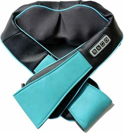 Massage Device Shiatsu for the Neck & the Head with Heating Function Black