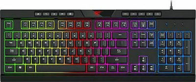 Havit KB500L Gaming Πληκτρολόγιο με RGB φωτισμό (Αγγλικό US)