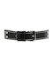 Tzevelion ART 2844 Leather Strap Black/Silver 24mm