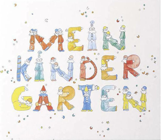 Daiber Children's Album Clowns-Mein Kinder Garten for 2 Photos Multicolour 25x25cm