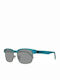 Gant Men's Sunglasses with Turquoise Plastic Frame and Gray Lens GRS2004 MBL-3