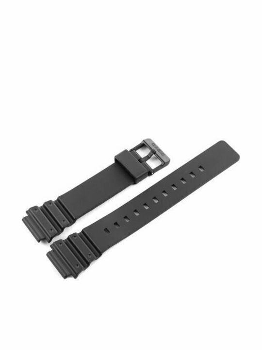 Casio Rubber Strap Black 18mm
