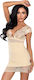 Livia Corsetti Sarah Σετ Sexy Babydoll Camel