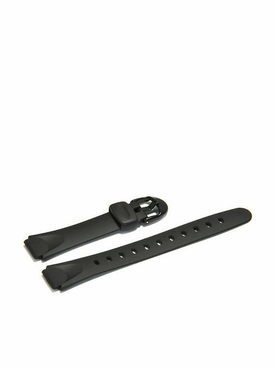 Casio Καουτσούκ Λουράκι Μαύρο 19mm