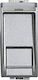 Legrand Livinglight Front Single Network Socket RJ45 Cat5 Silver NT4279C5E