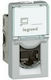 Legrand Mosaic Double Network Socket RJ45 Cat6 Silver 079471