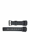 Casio Καουτσούκ Λουράκι Μαύρο 18mm