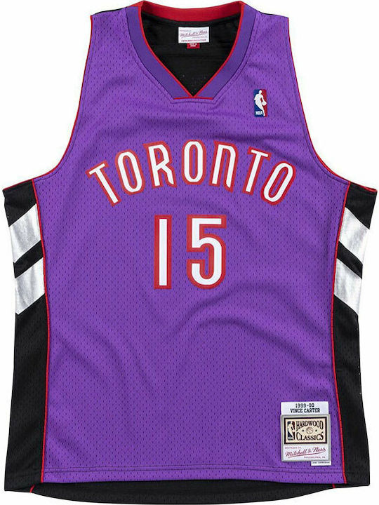 Toronto Raptors Carter 15 Ανδρική Φανέλα Εμφάνισης Μπάσκετ