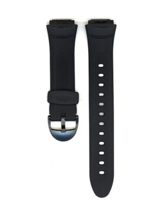 Casio Rubber Strap Black 18mm