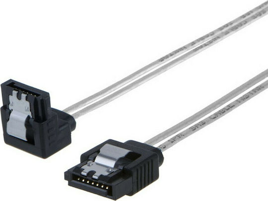 Powertech 7-Pin SATA III - 7-Pin SATA III Kabel 30cm Gray (CAB-W034)