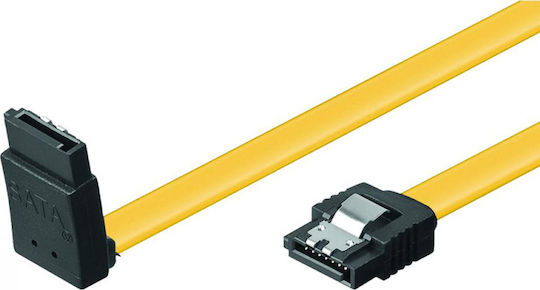 Powertech 7-Pin SATA III - 7-Pin SATA III Kabel 50cm Gelb (CAB-W028)