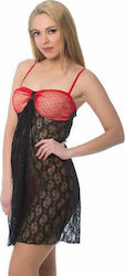 Moongirl 10008 Babydoll Black Red