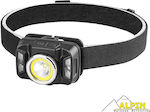 Alpin Rechargeable Headlamp LED with Maximum Brightness 330lm 146NvG