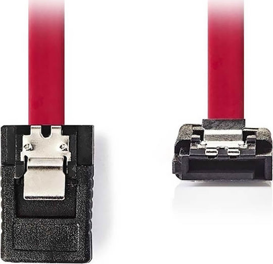 Nedis 7-Pin SATA II - 7-Pin SATA II Cable 50cm Κόκκινο (CCGP73155RD05)