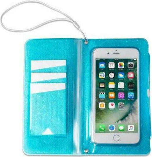 Celly Splash Wasserdichtes Gehäuse bis 6.2" Blau SPLASHWALL18LB