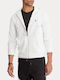 Ralph Lauren Men's Sweatshirt Jacket with Hood and Pockets White 710652313017